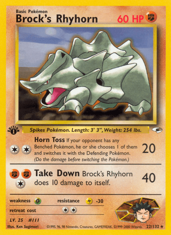 Brock's Rhyhorn: Gym Heroes