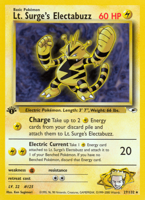 Lt. Surge's Electabuzz: Gym Heroes