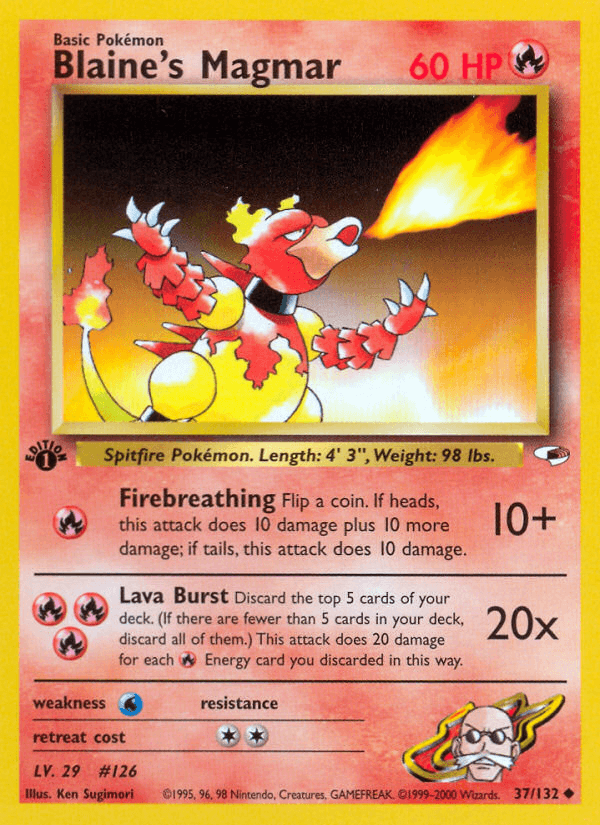 Blaine's Magmar: Gym Heroes