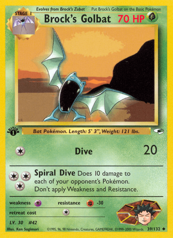 Brock's Golbat: Gym Heroes