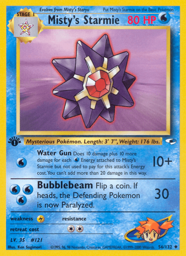 Misty's Starmie: Gym Heroes