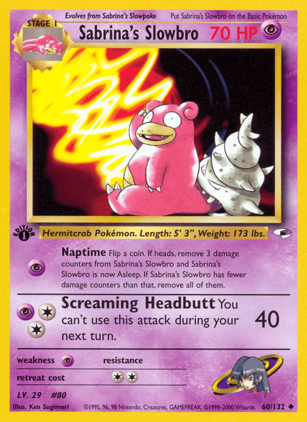 Sabrina's Slowbro: Gym Heroes
