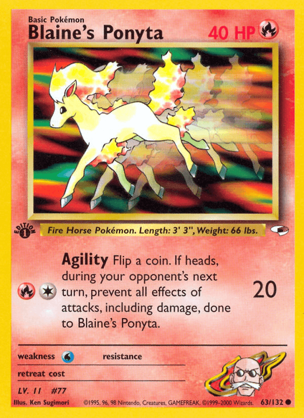 Blaine's Ponyta: Gym Heroes