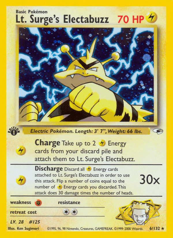 Lt. Surge's Electabuzz: Gym Heroes