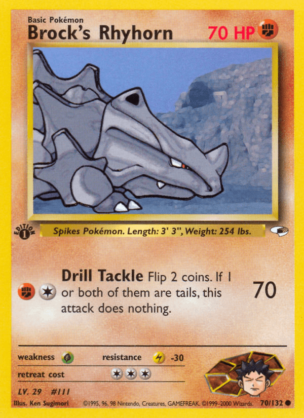 Brock's Rhyhorn: Gym Heroes