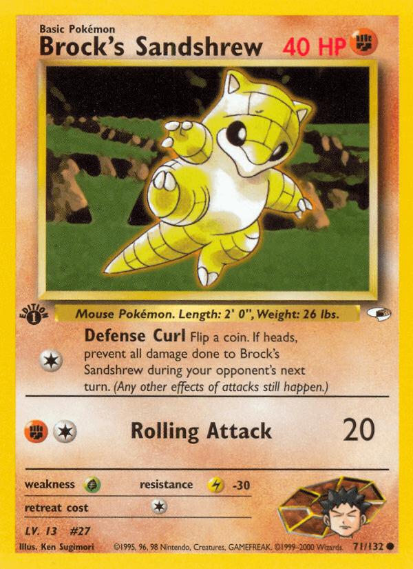 Brock's Sandshrew: Gym Heroes