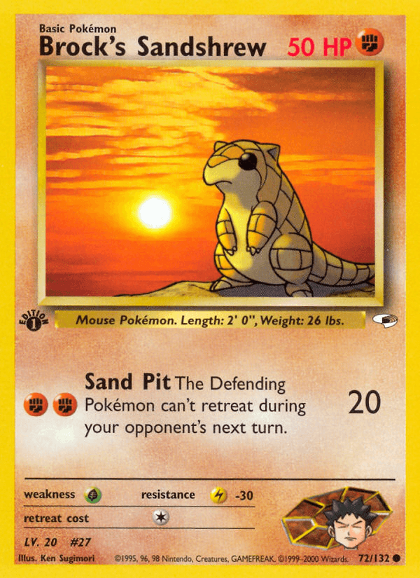 Brock's Sandshrew: Gym Heroes