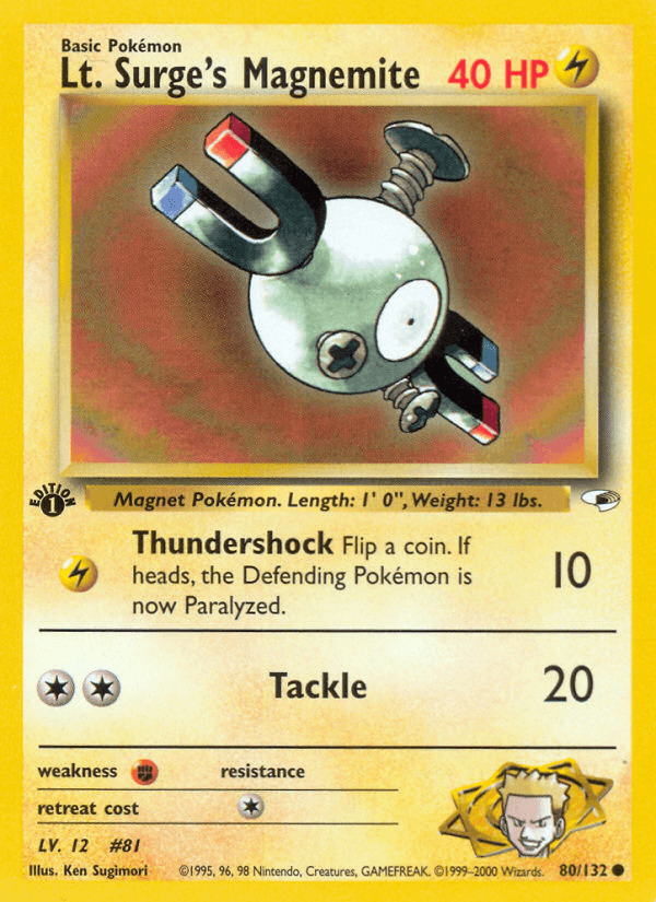 Lt. Surge's Magnemite: Gym Heroes