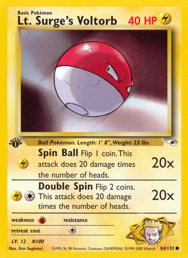 Lt. Surge's Voltorb: Gym Heroes