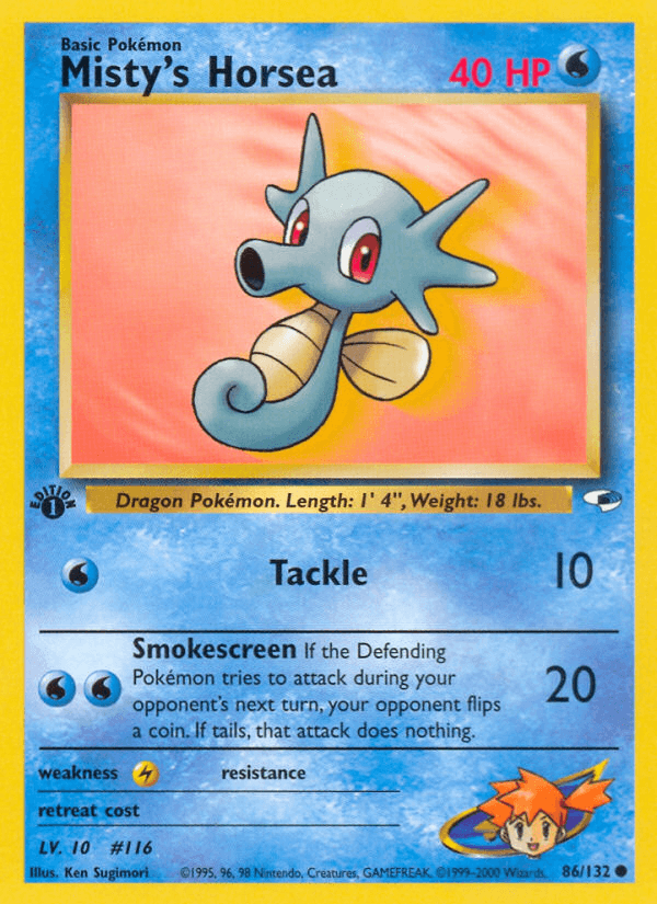 Misty's Horsea: Gym Heroes