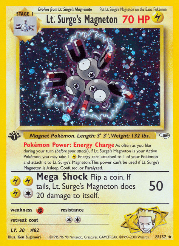 Lt. Surge's Magneton: Gym Heroes