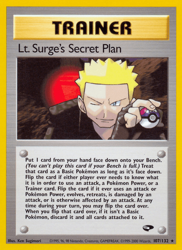 Lt. Surge's Secret Plan: Gym Challenge