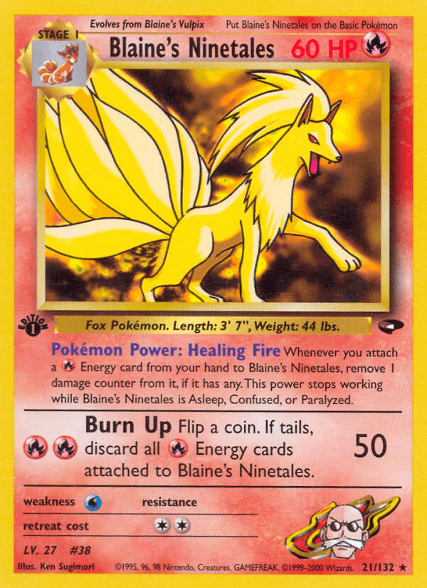 Blaine's Ninetales: Gym Challenge