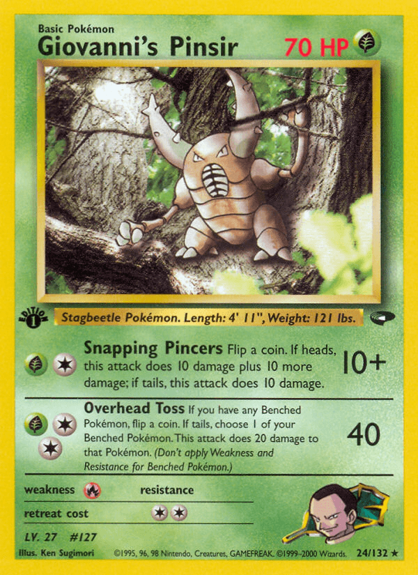 Giovanni's Pinsir: Gym Challenge