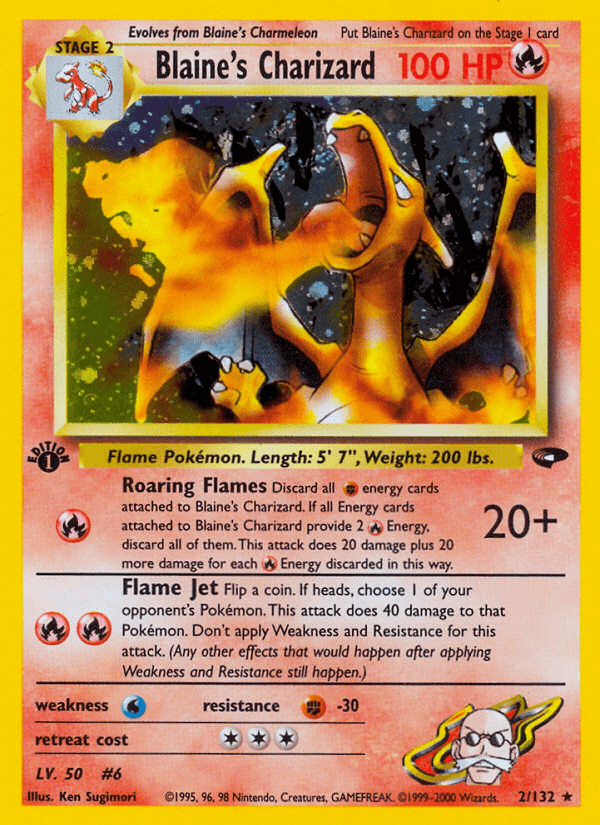 Blaine's Charizard: Gym Challenge
