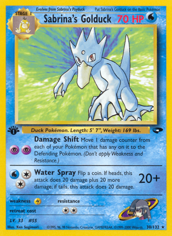 Sabrina's Golduck: Gym Challenge