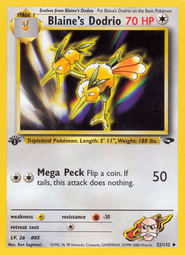 Blaine's Dodrio: Gym Challenge