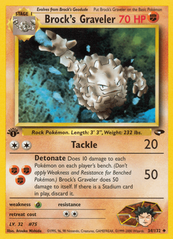 Brock's Graveler: Gym Challenge