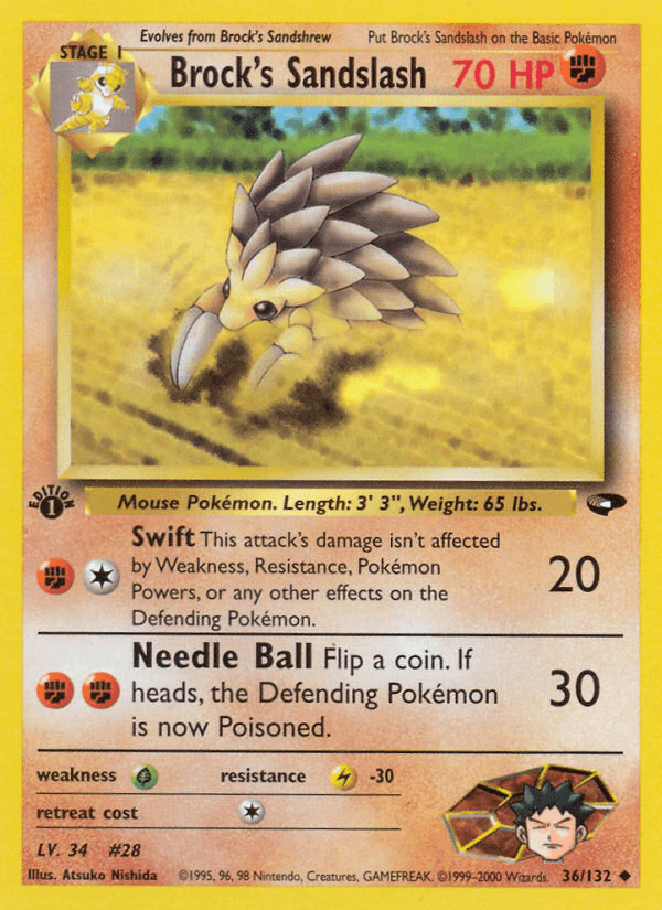 Brock's Sandslash: Gym Challenge