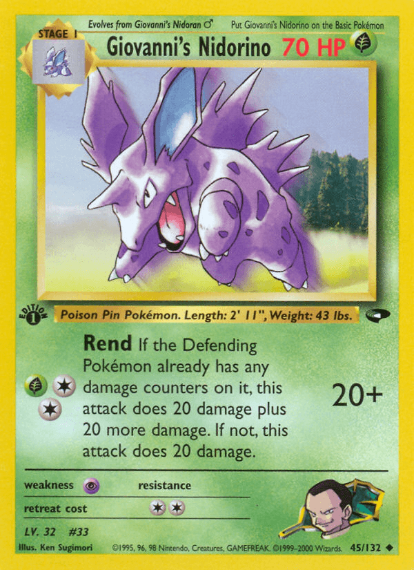 Giovanni's Nidorino: Gym Challenge