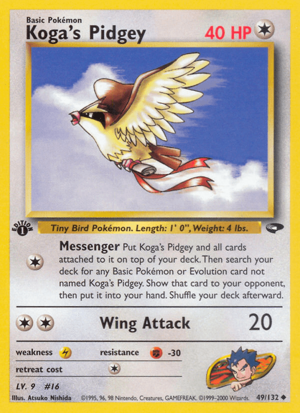Koga's Pidgey: Gym Challenge