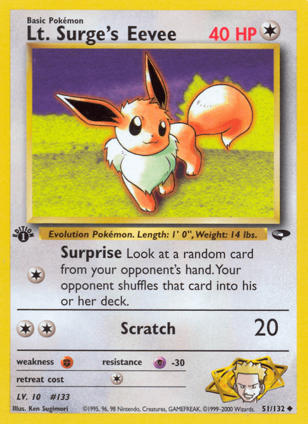 Lt. Surge's Eevee: Gym Challenge