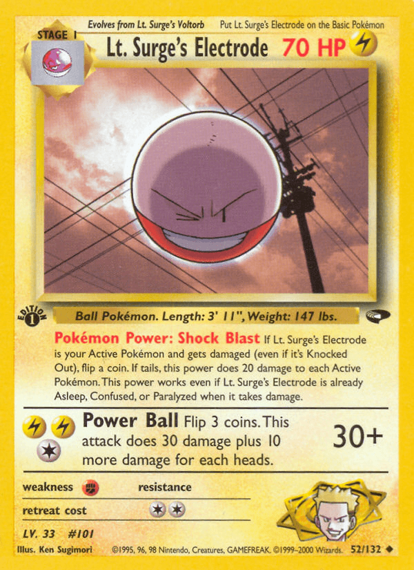 Lt. Surge's Electrode: Gym Challenge