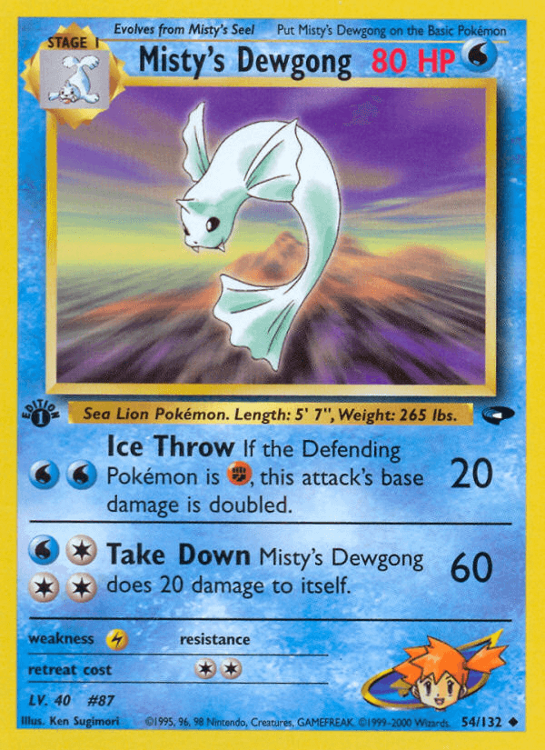 Misty's Dewgong: Gym Challenge