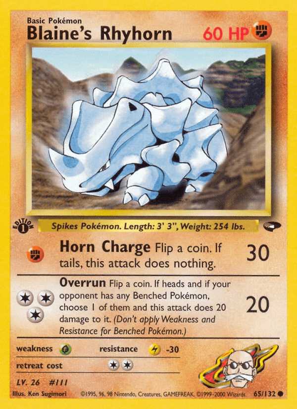 Blaine's Rhyhorn: Gym Challenge