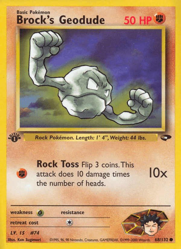 Brock's Geodude: Gym Challenge