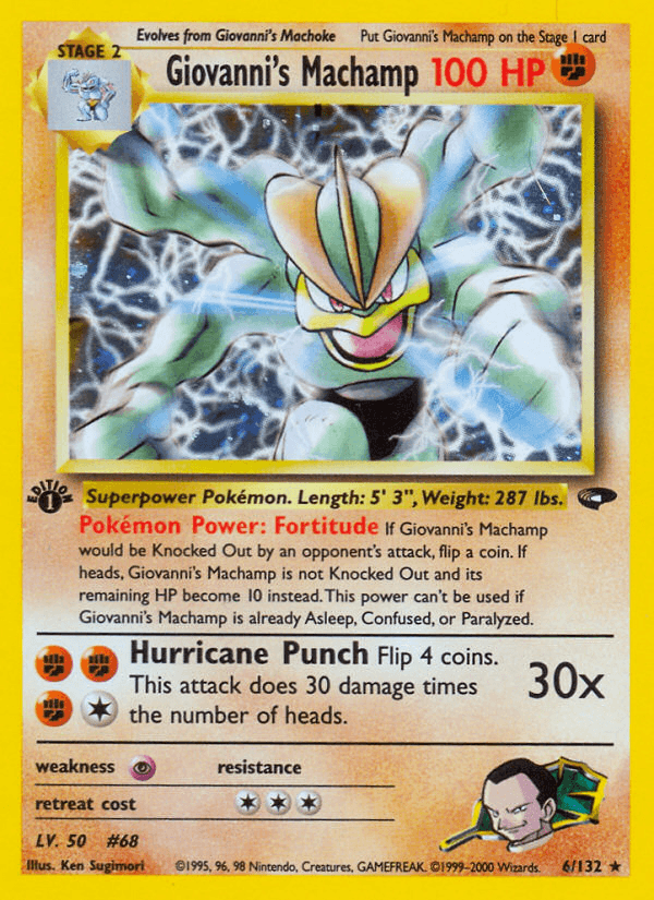 Giovanni's Machamp: Gym Challenge