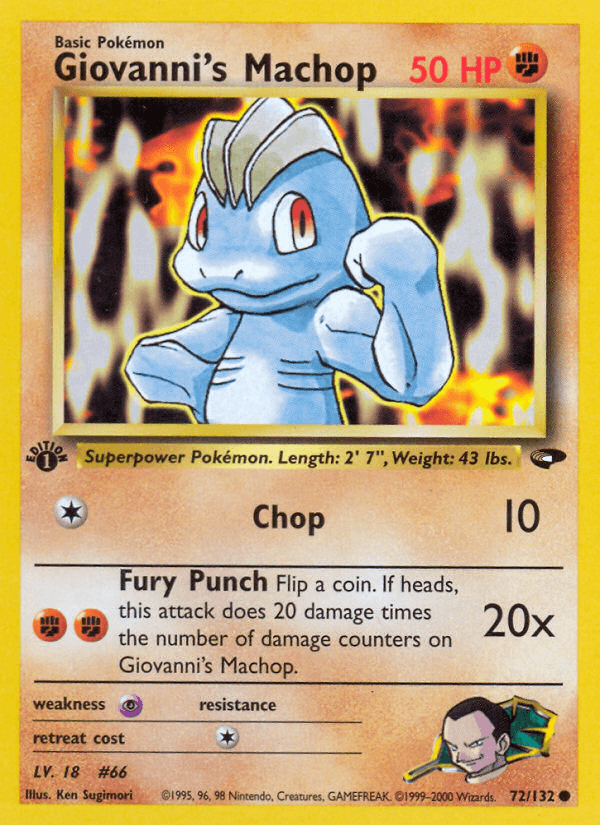 Giovanni's Machop: Gym Challenge