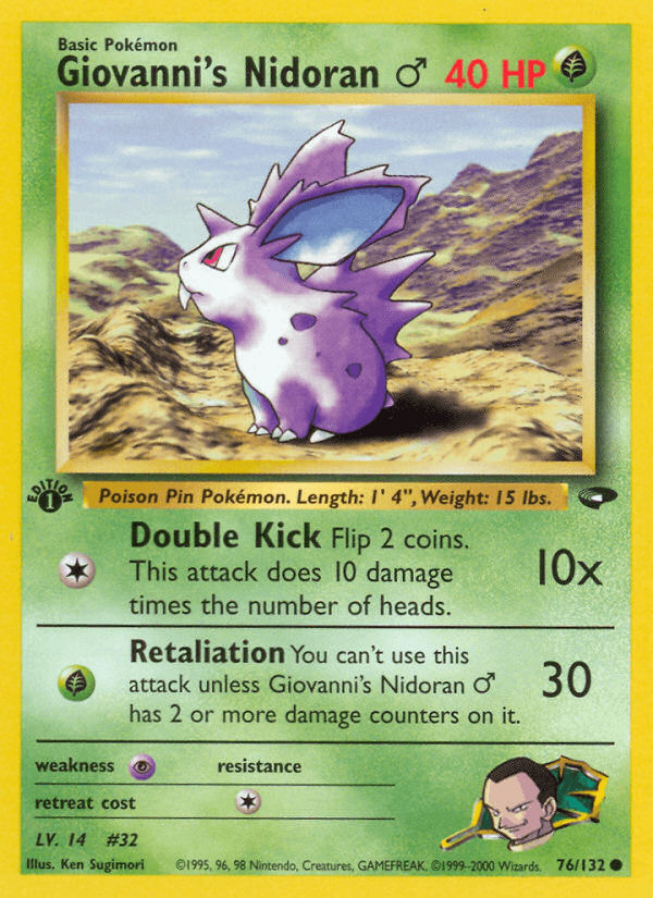 Giovanni's Nidoran ♂: Gym Challenge