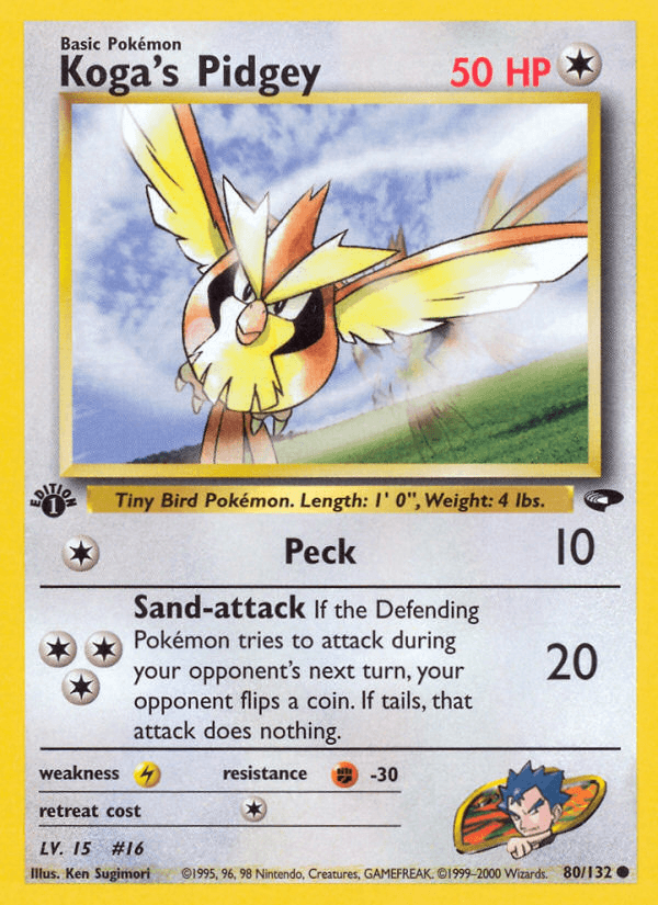 Koga's Pidgey: Gym Challenge