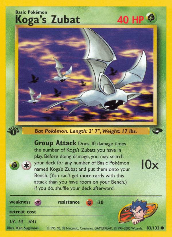 Koga's Zubat: Gym Challenge