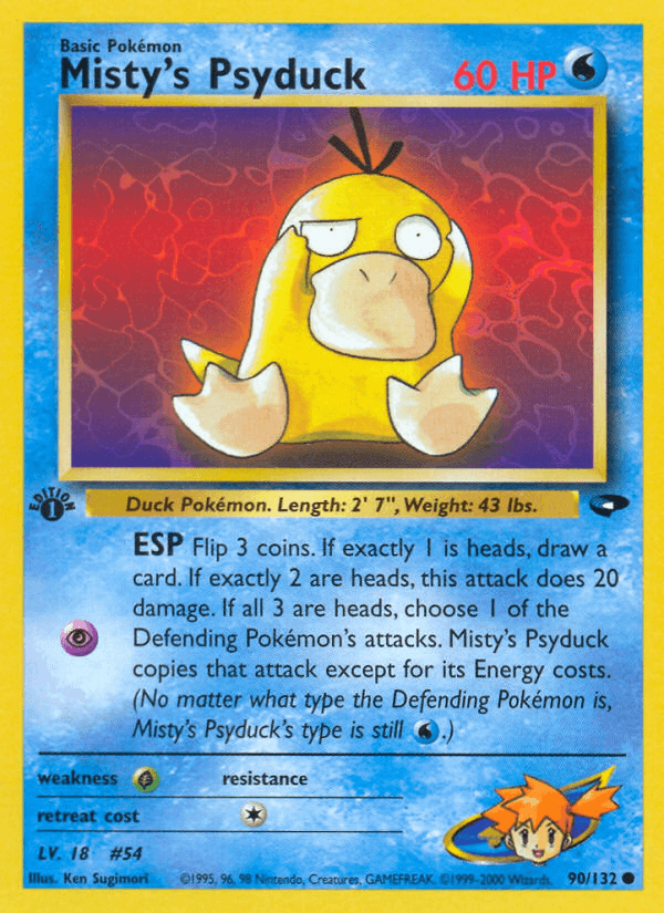 Misty's Psyduck: Gym Challenge