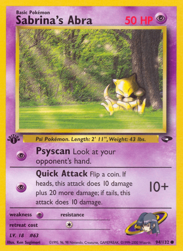 Sabrina's Abra: Gym Challenge