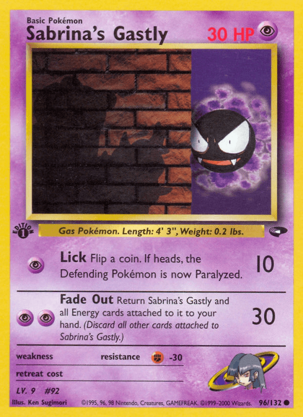 Sabrina's Gastly: Gym Challenge