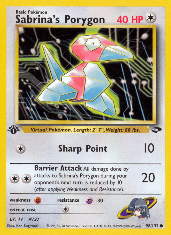 Sabrina's Porygon: Gym Challenge