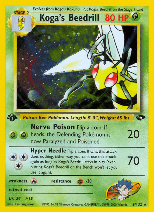 Koga's Beedrill: Gym Challenge
