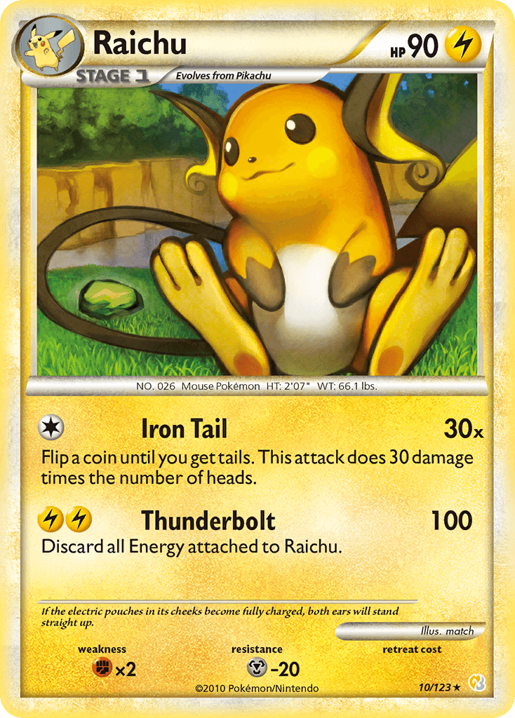 Raichu: HeartGold & SoulSilver