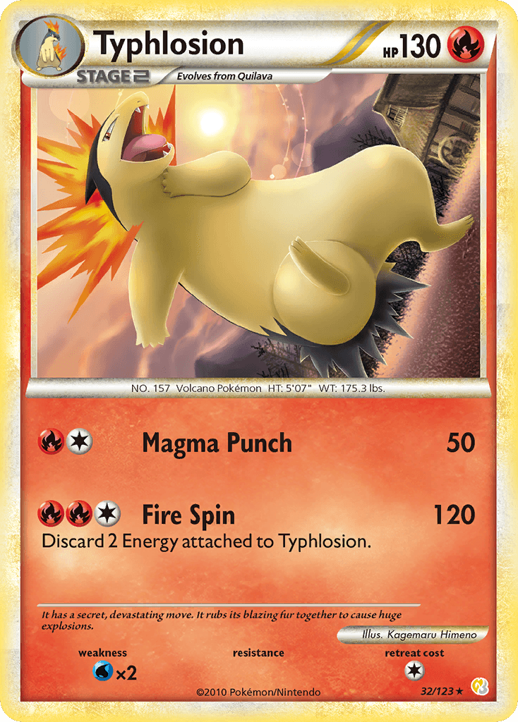 Typhlosion: HeartGold & SoulSilver