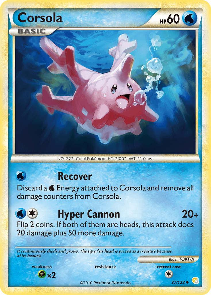 Corsola: HeartGold & SoulSilver