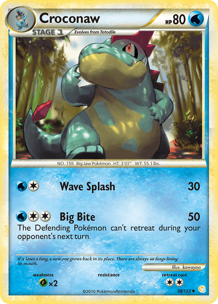 Croconaw: HeartGold & SoulSilver