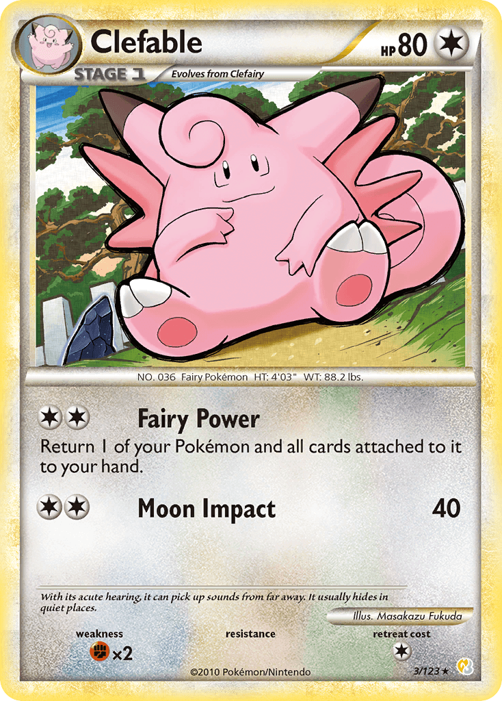 Clefable: HeartGold & SoulSilver