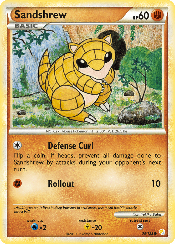 Sandshrew: HeartGold & SoulSilver