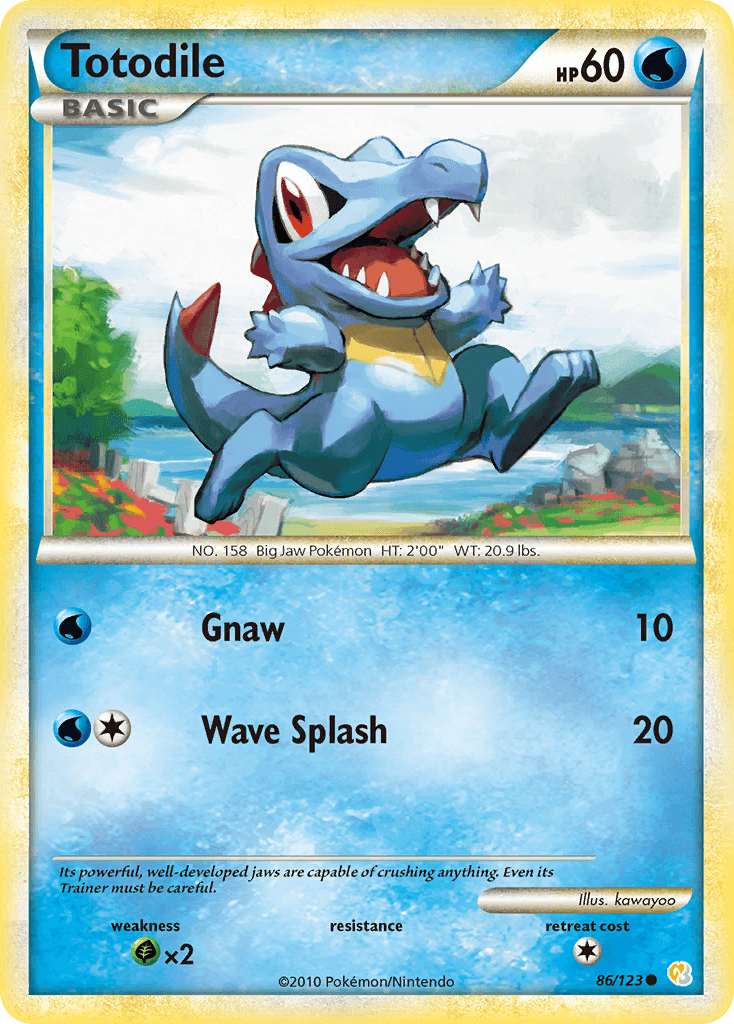 Totodile: HeartGold & SoulSilver