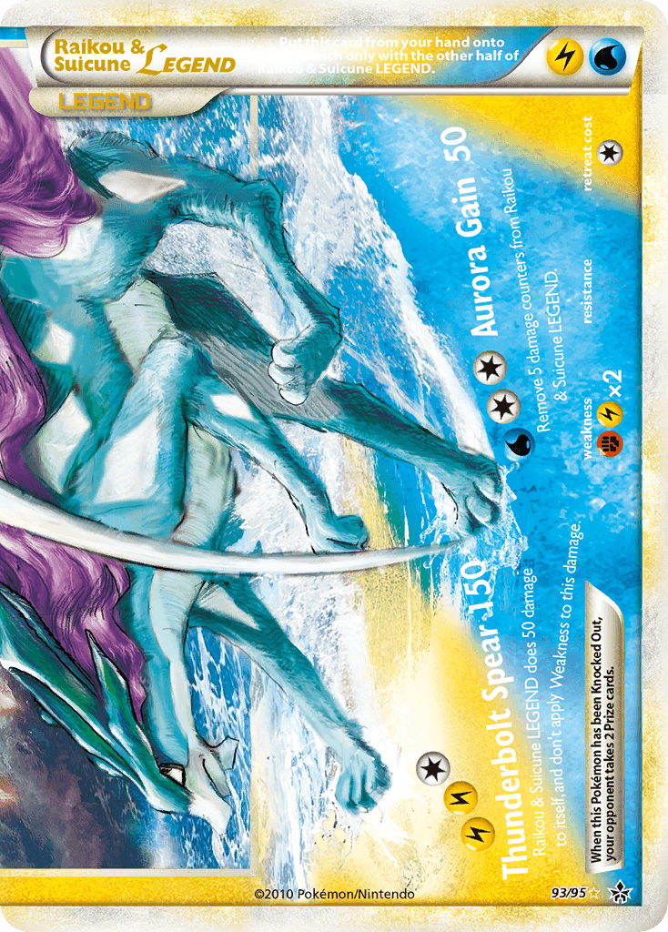 Raikou & Suicune LEGEND: HS—Unleashed