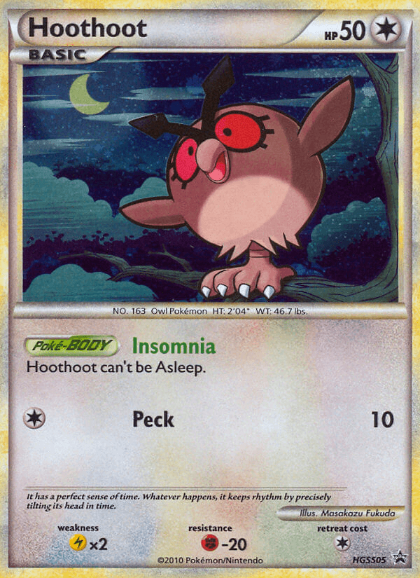 Hoothoot: HGSS Black Star Promos