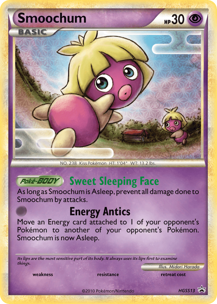 Smoochum: HGSS Black Star Promos